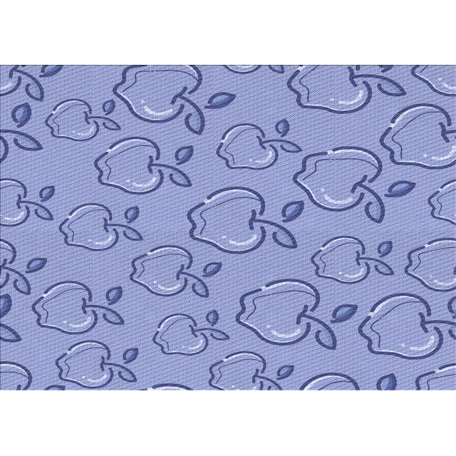 Ahgly Company Machine Washable Indoor Rectangle Transitional Jeans Blue Area Rugs, 8' x 10'