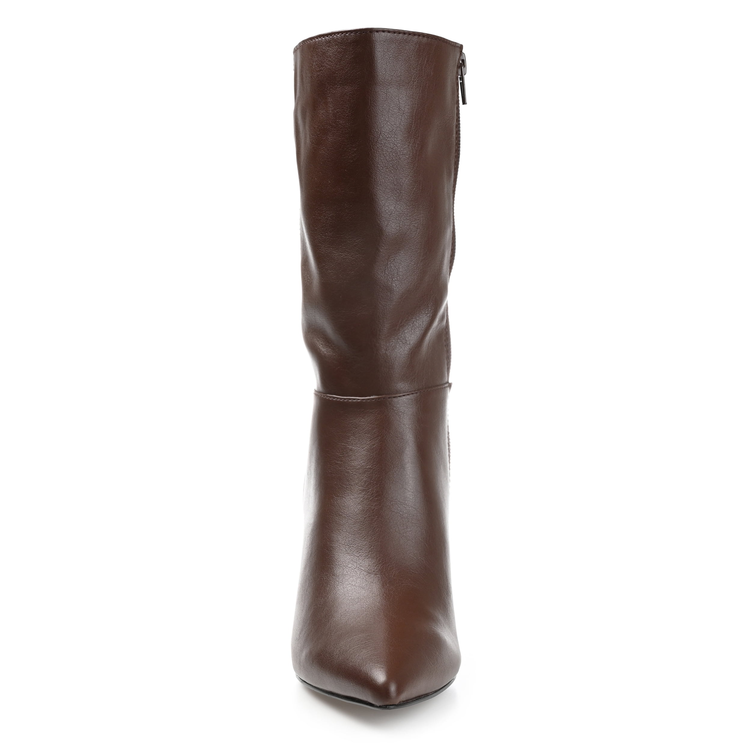 Journee Womens Wilo Stacked Heel Mid Calf Boots