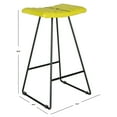 thumbnail image 4 of SAFAVIEH Akito Bar Stool Set of 2 Green, 4 of 7