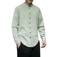 thumbnail image 1 of Camisas s Para Hombre De Vestir Camisa de manga larga para hombre Camisa casual con cordón de moda Camisa medieval masculina (GN1, XXL), 1 of 5