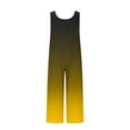 thumbnail image 4 of Bixock Women Fall and Winter Clothes,Women Casual Pants,Women's Printed Fall Round-neck Button-pocket Sleeveless Casual Jumpsuit, 4 of 5