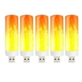 thumbnail image 1 of 5pcs USB Atmosphere Light LED Flame Flashing Candle Lights Lamp for Camping Sywqhk Para estrenar, 1 of 2