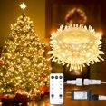 thumbnail image 1 of Cadena de luces Suddus 100 LED, 10 m, color blanco cálido, resistente al agua, 1 of 8