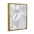 thumbnail image 4 of Stupell Industries Abstract Grey Collage Abstract Painting Gold Floater Framed Canvas Art Print Wall Art, 25 x 31, 4 of 10