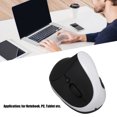 thumbnail image 3 of Ergonomic Mouse, Right Handed Design, Adjustable DPI 2.4G Vertical Mouse with Smart Sleep, Wide Compatibility for PC Laptop Tablet, 3 of 8