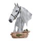 thumbnail image 2 of Estatua de cabeza de caballo, adorno decorativo, colección nórdica, figura de resina versátil Blanco, 2 of 8