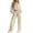 Khaki, variant on Admvng Travel Outfits for Women 2 Piece Sets Fall and Winter Casual Long Sleeved Sweater Trousers Two-piece Suit, Size S-2XL
