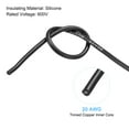thumbnail image 3 of Silicone Wire 20AWG 20 Gauge Flexible Tinned Copper Standard High-Temperature Hookup Wire Black 15m/49.2ft, 3 of 6