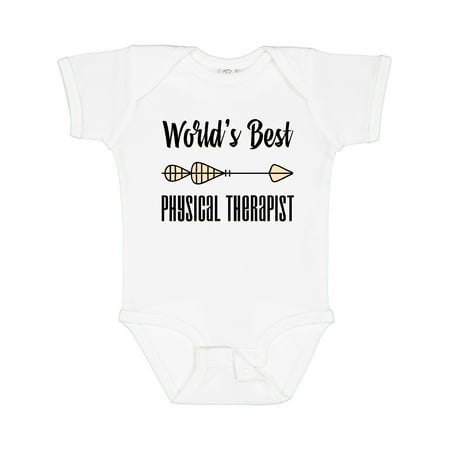 

Inktastic Gift for Physical Therapist Arrow World s Best Gift Baby Boy or Baby Girl Bodysuit