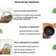 thumbnail image 4 of 2Pcs de Molinillo Manual de Sal y Pimienta, Moledor de Especias de Acero Inoxidable y Vidrio con Rudeza Ajustable para Pimienta, Especias o Sal Marina Negra y Otras, 4 of 4