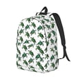 thumbnail image 2 of Daiia Watercolor Turtle Vintage Canvas Backpack for Men and Women ,Hiking Backpack,Travel Laptop Bag for School,Large Capacity Backpack-, 2 of 8