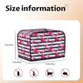 thumbnail image 5 of Fotbe Flamingos for Two Slice Toaster Cover, Fingerprint Protector, Super Soft Appliance Cover And Dust Cover,Bread Dust Cover & Fingerprint Protection, 5 of 7