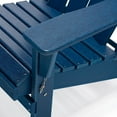 thumbnail image 3 of Westin Outdoor Braxton Folding Plastic Adirondack Chair (Set of 2), Navy Blue, 3 of 14