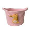 thumbnail image 1 of PENGXIANG Sundries Basket Multi-purpose Large Capacity Space-saving Cartoon Animals Hand Woven Cosmetics Organizer for Bedroom, 1 of 8