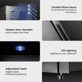 thumbnail image 5 of Yeego 12 Bottle Wine Refrigerator Cooler, Freestanding Small Mini Wine Cellar with Digital Temperature Control Thermoelectric Wine Cooler, Countertop Wine Cooler for Wine Enthusiasts, Black, 5 of 6