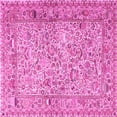 thumbnail image 1 of Ahgly Company Indoor Square Persian Pink Traditional Area Rugs, 3' Square, 1 of 4