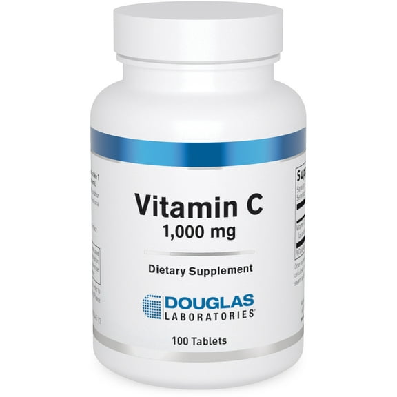 Douglas Laboratories Vitamin C | Water-Soluble Antioxidant Supplement to Support Immune Function and Normal Wound Healing* | 100 Tablets