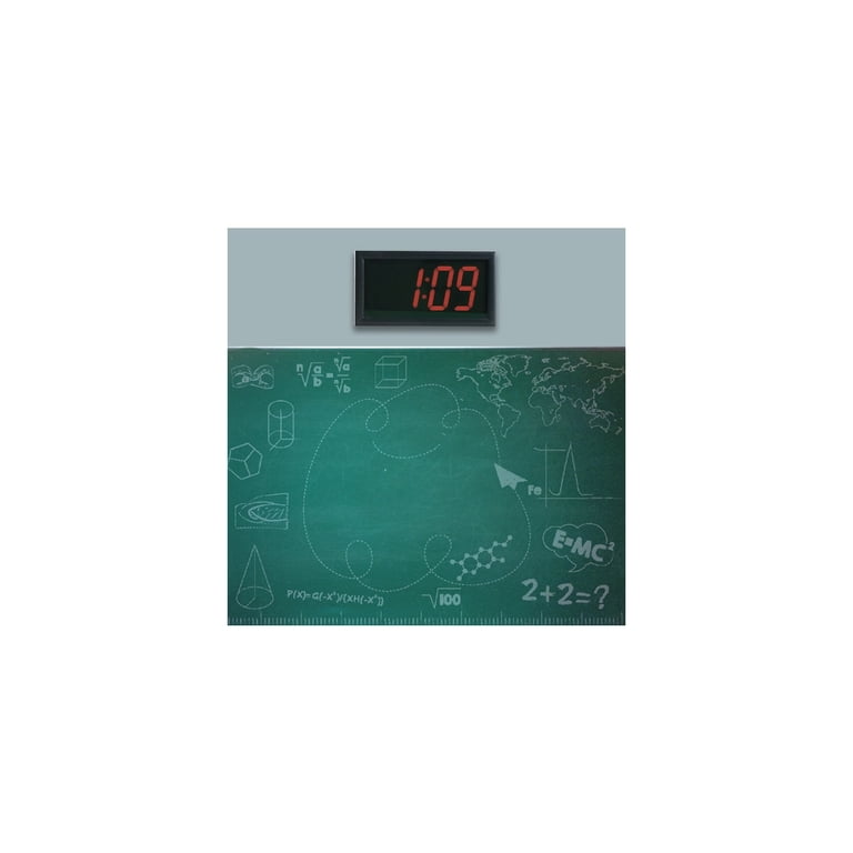 JDL LED CLOCK② School Smart - 90525 LED Clock with Remote Control, High