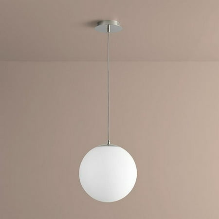 

12 inch 120V 8.2W 1 Led Pendant-Polished Chrome Finish Bailey Street Home 766-Bel-2894308