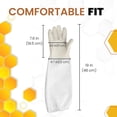 thumbnail image 6 of Beekeeping Gloves Canvas Protective Bee Keeping Supplies Equipment with Vented Long Sleeves for the Beekeeper 1 Pair, 6 of 8