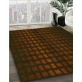 thumbnail image 3 of Ahgly Company Machine Washable Indoor Round Transitional Dark Bronze Brown Area Rugs, 8' Round, 3 of 7