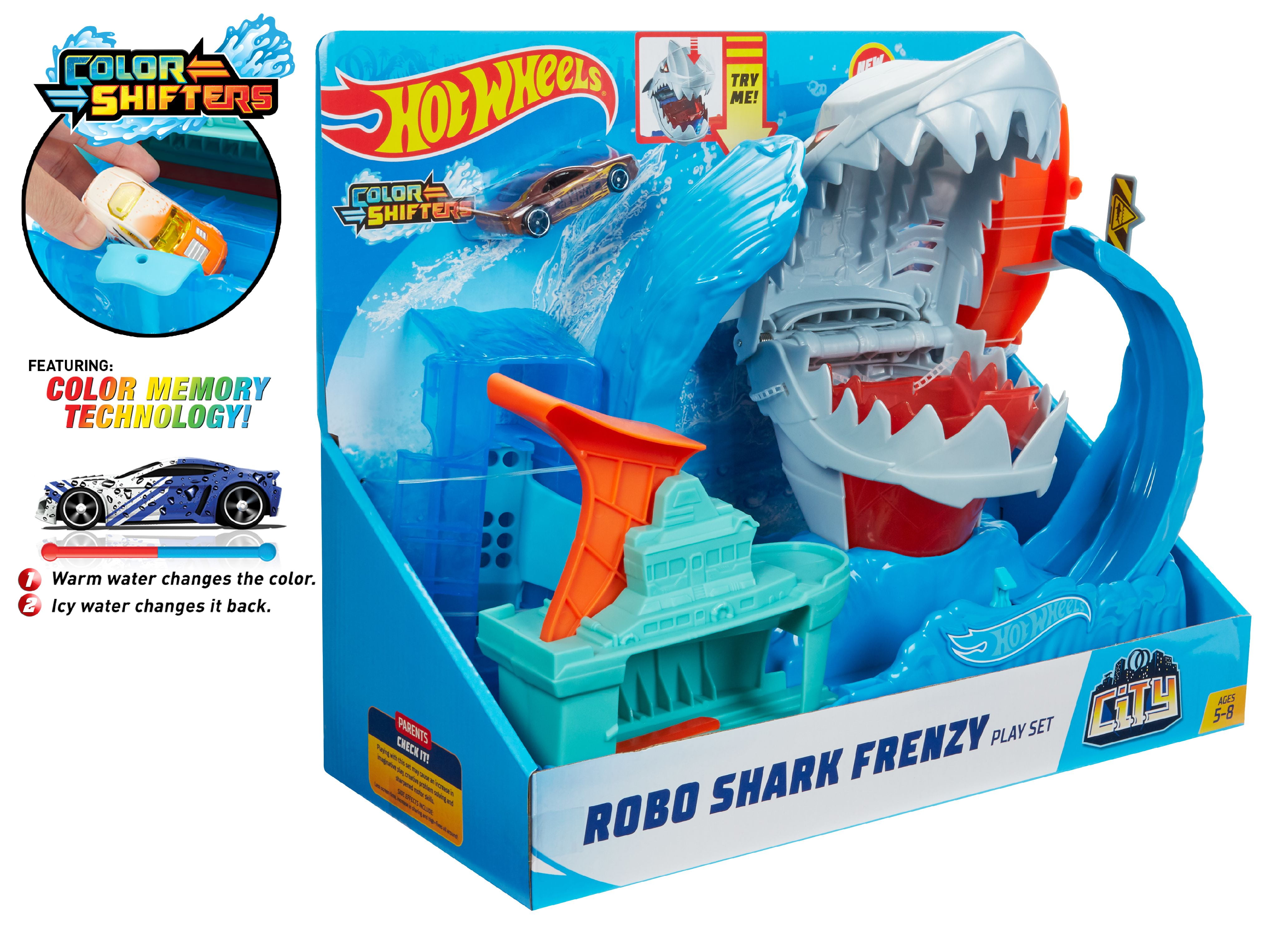 hot wheels color shifters shark