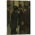 thumbnail image 1 of ARTCANVAS Portraits at the Stock Exchange 1879 Canvas Art Print by Edgar Degas - Size: 40" x 26" (0.75" Deep), 1 of 9