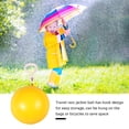 thumbnail image 4 of Ounissouiy Chubasquero para niños, abrigo impermeable portátil único para viajes al aire libre, chaqueta de lluvia con bola de plástico para niñas y Paraguas de lluvia amarillo, 4 of 6