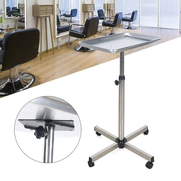 DENEST Mobile Cart Rolling Cart Dentistry Clinics Beauty Salon Stand Rack Tray Trolley