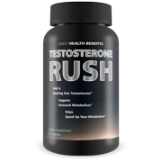 Testosterone Rush by Giant Health Benefits - Helps Increase Energy, Muscle Mass, Stamina and Weight Loss - Testosterone Booster for Men - 60 Capsules