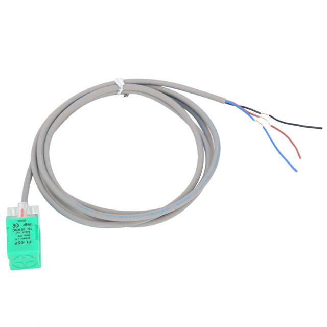 Interruptor de proximidad BERM PNP CC, 3 cables, chip LED, sensor inductivo enrasado, CC 10-30 V PL-05P