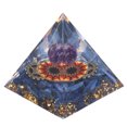thumbnail image 4 of Healing Pyramid Decoration, Mental Protection Energy Pyramid Energy Balancing Stress Reduction  For Office For Meditation, 4 of 8