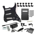 thumbnail image 3 of Bunblic DIY Electric Guitar Kits Portable Retro Multifunction Backplate Accesssories black A, 3 of 8
