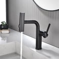 thumbnail image 4 of Single Hole Pull Down Kitchen Faucet, 3 Settings Kitchen Faucet, 4 of 5