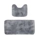 thumbnail image 3 of Juego de alfombrillas de baño de felpa para inodoro y ducha, suaves, absorbentes de agua, antideslizantes, de terciopelo polar, lavables a máquina, de secado rápido, decoración para el suelo del baño, 3 of 6
