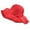 A-Watermelon Red293, variant on Yuanlong Womens Sun Hats Solid Bow Decor Wide Brim Floppy Hat British Retro Spring Winter Formal Party Fashion Fedora Cap