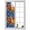 Multicolor, variant on Blue Red Yellow Window Privacy Film, Modern Colored Rainbow Stained Glass Static Cling UV Sun Blocking Heat Control Window Tint Day and Night, Non-Adhesive One Way Windows Privacy Cover 35.4''x78.7''