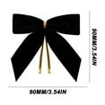 thumbnail image 3 of JGJJUGN 12-Piece Velvet Christmas Bow Decorations, Mini Wreath Bows for Holiday Decor, Christmas Tree Bows, Festive Gift Wrapping, Reusable Velvet Ribbon Accents, Burgundy Color, 3 of 4
