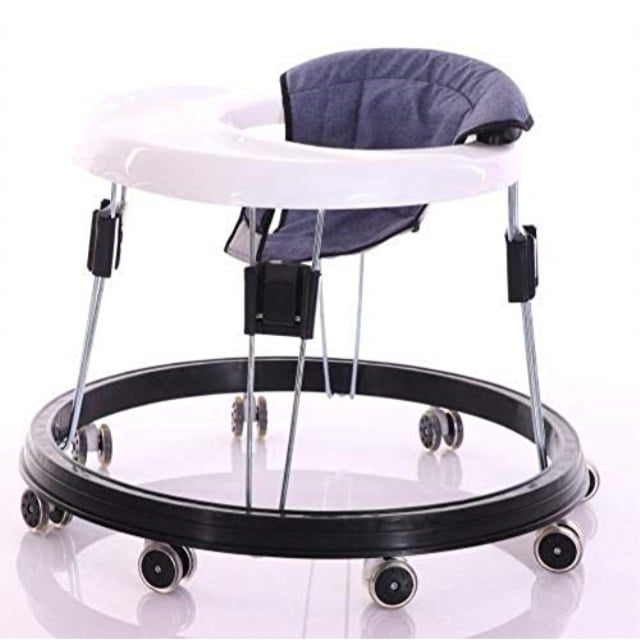 7 heights adjustable baby walkers for boys&girls with large bpa tray