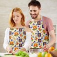 thumbnail image 3 of Pioneer Flower Floral Print Pattern Apron for Women and Men, Cotton Linen Waterproof with Pockets, Adjustable, 33x27 Inch for Kitchen, Gardening, BBQ, Salon, 3 of 6