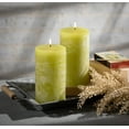 thumbnail image 2 of Vance Kitira 6" Green Grape Timber Pillar Candle ,Scentless, Clean-Burning, Environmental Friendly, 2 of 9