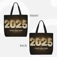 thumbnail image 2 of Easygdp Happy New Year 2025 E Bolsa Tote para Mujer, Bolso de Hombro para Trabajo, Playa, Viajes, Compras y Supermercado, 2 of 7