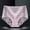 Pink, variant on Womens Panties Seamless Floral Lace Mid High Waist Underwear High Stretch No Show Durable Edge Casual Everyday Outfit