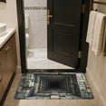 thumbnail image 4 of 3D Optical Diatomite Bath Mat Super Absorbent Floor Rug For Bathroom Entrance Living Room & Kitchen, 4 of 6