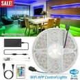 thumbnail image 6 of 16.4 Ft. RGB Waterproof Wi-Fi LED Light Strip - 1 or 2 Pack 2 Pack, 6 of 8