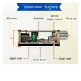 thumbnail image 4 of Stereo Bluetooth Digital Power Amplifier Board Dual Channel Degree Stepless Tuning AMP Module ,Multi Modes, 4 of 6