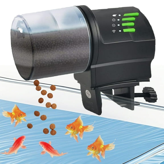 Automatic Fish Feeder for Aquarium, Food Dispenser, Vacation Fish Feeder, Fish Feeder Automatic Dispenser, Adjustable Food Dispenser for Aquarium and Turtle Tank