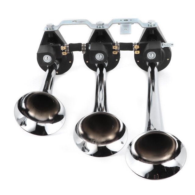 Accesorios para coche, bocinas de aire de metal de 12 V, bocina de aire para coche, trompeta universal para coche, calidad inigualable