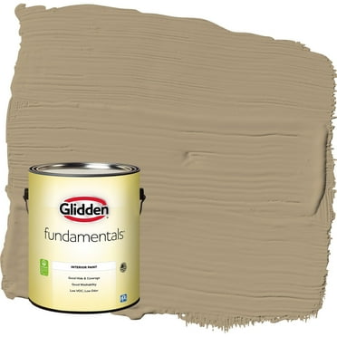 Glidden Fundamentals Stony Creek / Beige Eggshell Interior Paint, 1 Gallon