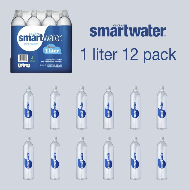 Smart Water, 1 Liter Bottle, 12-pack – Manhattan Milk
